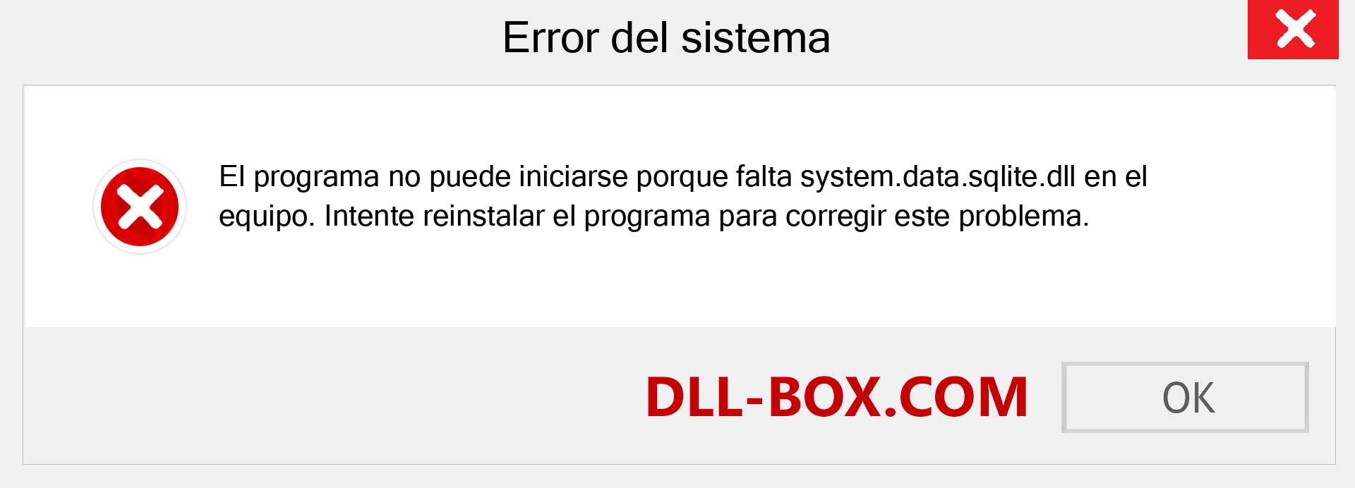 ¿Falta el archivo system.data.sqlite.dll ?. Descargar para Windows 7, 8, 10 - Corregir system.data.sqlite dll Missing Error en Windows, fotos, imágenes